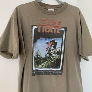 1990s Vintage Off Trail Mountain Biking T-shirt